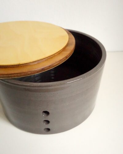 Brottopf Anthrazit mit Multiplexdeckel