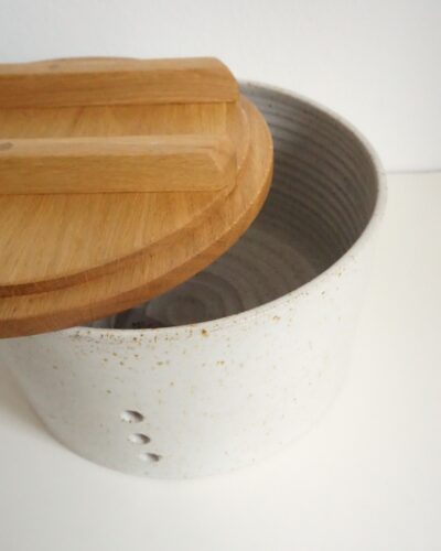 Brottopf Einzelstück mit Eichendeckel