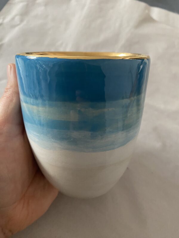 Keramik zuhause bemalen - Becher – Bild 9